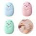 Ancuioyz 3 boxing paper soap portable soap leaves disposable paper with a plastic box mini travel - small and easy to wear (pink + blue + green)