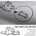 NyxSeat 4 Funny Cat Car Stickers - Unique Designs International Shipping for All Cars - Buy Online on SooperMarket.com