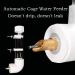 Bird Drinker Waterer Parrot - Automatic Drinking Device for Parakeet, Cockatiel, Conure, Lovebird, African Grey, Macaw - Medium Size - Buy Online on SooperMarket.com