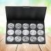 Angoily 3pcs 15 Eyeshadow Eye Shadow Empty Cosmetic Case Makeup Box Travel Concealer Lip Gloss - Buy Online on SooperMarket.com