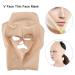 Breathable Face Lifting Slimming Belt | Elastic Anti-Aging V Shape Line Chin Cheek Lift Up Band | Double Chin Reducer for Wrinkles Sagging | Full Coverage Bandage for a Defined Jawline (M) - Buy Online on SooperMarket.com