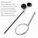10-Piece Dental Mirror Set | Stainless Steel Teeth Cleaning Tools for Oral Hygiene | Daily Use Mouth Inspection - Buy Online on SooperMarket.com