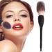 1PC Handmade Rattan Handle Makeup Brush - Professional Tricolor Powder & Blush Brush for Flawless Blending | Shop Now for International Shipping - Buy Online on SooperMarket.com