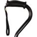 PCP Cane Hand Grip Replacement Medium-Firm Split Rubber Palm Cane Grips Black - Buy Online on SooperMarket.com