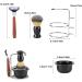 Premium WBTY 4-Part Shaving Set for Men | Manual Razor Stainless Steel Stand Brush & Bowl | Perfect Birthday & Father's Day Gift - Buy Online on SooperMarket.com