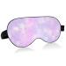 Haskirky Light Blocking Eye Mask Breathable and Adjustable Adult Men and Women Travel on Business Trips Yoga Meditation Light Smooth Comfortable Eye Mask Office Deep Sleep Goodies Stars Bokeh