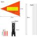 NVTRSD Reflective Bicycle Flag - Safety Flags for Kids | 5-Piece AHR Wheel Flag Set - Child Bicycle Pennants & Trailer Flags - Buy Online on SooperMarket.com