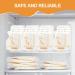 Breast Milk Bags for Freezing - 250ml Storage Bags (60PCs) | Durable & Leak-Proof Breast Milk Storage - Buy Online on SooperMarket.com