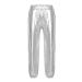zdhoor Kids Girls Boys Metallic Dance Harem Pants for Modern Hip Hop Street Dancewear Silver 8 Years