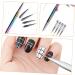 FOYTOKI 1 Set Nail Art Drawing Pen Manicure Pens Nails Brush Pen Nail Salon Supplies Nail Art Supplies Nail Art Liner Pens Salon Nail Art Tools Nail Line Pens Manicure Liner Nail Art Brush - Buy Online on SooperMarket.com