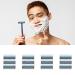 Mens Refills Professional Barber Beard Manual Razor - 12PC Fixed Head Clean & Comfortable Shaving - Buy Online on SooperMarket.com