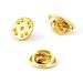 Pin Backs  Lapel Pin Backs  50PCS Brass Metal Pin Backings for Brooch Tie Hat Badge Insignia  Gold
