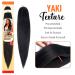 Difunee Pre-stretched Braiding Hair 24 Inch 8 Packs Black Yaki Texture Crochet Hair | Box Braids Hot Water Setting Synthetic Extensions - 1B (Pack of 8) - Buy Online on SooperMarket.com