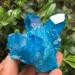 Natural Crystal Rough Sky Blue Flame Water Ring Quartz Crystal Rainbow Bismuth Silicon Cluster - Buy Online on SooperMarket.com