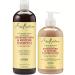 Shea Moisture Strengthen, Grow & Restore Shampoo and Conditioner Set, Jamaican Black Castor Oil Combination Pack, 16 oz Shampoo & 13 oz. Conditioner
