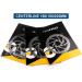 2 Pcs Tektro Disc Brake Rotors with Bolts - 160mm, 180mm, 203mm Options - Buy Online on SooperMarket.com
