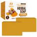 Turmeric Soap Bar for Face & Body - All Natural Turmeric Skin Soap - Turmeric Face Soap Reduces Acne Brightens Scars & Cleanses Skin - 4 Oz Turmeric Bar Soap for All Skin Types Made in USA 2 Pack
