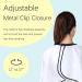 Professional Barber Cape with Adjustable Metal Clip - 55 x 63 inches (White) | Iusmnur Hair Salon Cape for Stylists - Buy Online on SooperMarket.com