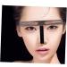 SKISUNO Eyebrow Ruler for Reusable Positioning Eyebrow Three-point Balance Stencil Kit Ruler One-word Caliper Eyebrows - Buy Online on SooperMarket.com