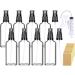 Spray bottle of glass small 8 pieces 100ml Transparent spray bottle empty perfume atmosphere of screens mini spray bottles for filling.