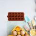 HOMSFOU 8 Pcs Chocolate Mold Cookie Baking Candy Making Molds Maple Leaf Mold Silicone Chocolate Rose Chocolate Silicone Cookie Mini Semi Sphere Silicone Mold 3D Chewing Gum Spherical 18.5X11CMx4pcs Light Brown 1x4pcs - Buy Online on SooperMarket.com