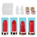 Agatige 4 Style Silicone Lipstick Mold | 12mm DIY Lipstick Making Kit for Homemade Lip Balm & Cream - Buy Online on SooperMarket.com