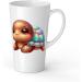 White Ceramic Baby Turtle Mug - Large 483 ml Perfect for Hot Chocolate or Milk Fun and Easy to Use - Buy Online on SooperMarket.com