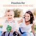 Gerber Organic Baby Food Pouches - WonderFoods Banana Red Berries Granola 3.5oz (Pack of 12) - Buy Online on SooperMarket.com