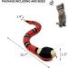 Smart Sensing Snake Cat Toy | Rechargeable & Realistic S-Shaped Moving Toy for Cats | Escape obstacles, Electro-Sensing Technology | Red - Buy Online on SooperMarket.com