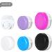 25PCS 3ml Empty Sample Jars with Mini Spatulas - Clear Lid Cosmetic Containers for Makeup, Oils, Lotions, Powders, Paint, Jewelry, Lip Balms - Buy Online on SooperMarket.com
