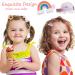 28 Colorful Sweet Hair Clips for Girls | Fashionable Floral & Fruit Hair Accessories | Cute Animal & Dessert Styles | Non-Slip Metal Buttons - Buy Online on SooperMarket.com