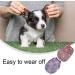 2 Pcs Warm Pet Shirt Footprints Pattern Pet Plush Pullover Soft Dog Plush Warm Hoodies Coat Apparel for Rabbit Cat Kitten Dog Puppy (XXS) - Buy Online on SooperMarket.com