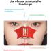 Drawing Aid Nose Shadow Stencil Silicone Mascara with 4pcs Makeup Brush for Eye Makeup Portable Size Non Slip Design - Buy Online on SooperMarket.com