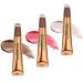 Ofanyia liquid highlighers blush contour liquid facial concealer contour with a pillow applicator high opacity creamy contoured rouge stick 3 pieces medium contour+pink blush+pearl white highlight