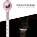 Kocnydey Leather Reflective AirTag Cat Collar Adjustable Anti-Wing Cat Collar with Bell for Small Dogs & Cats (Pink M 28-37cm) - Shop Now! - Buy Online on SooperMarket.com
