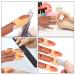 Flexible Nail Practice Hand with 200pcs Fake Nail Tips - Ideal for Beginners to Practice Nail Art & Skills - Type A - Buy Online on SooperMarket.com