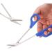 HIXNUG 2 Pieces Toenail Clippers Scissors Toenail Cuticle Scissors Professional Pedicure Tool for Manicure Beauty - Buy Online on SooperMarket.com