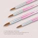 Aokitec Sable Kolinsky #20 Acrylic Nail Brush - Professional Wood Nail Art Tool for Manicure - Pink - Buy Online on SooperMarket.com