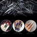 Shop No Lifting 1200PC C Curved Long Stiletto False Nails | 10 Sizes Half Cover Acrylic French Nail Tips for Nail Art & DIY Decor - Clear - Buy Online on SooperMarket.com