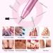 Weyi Nail Miller - 20 000 RPM Electric Nail File & 11-in-1 Manicure Set for Gel & Acrylic Nails | Adjustable Speed | Pink - Buy Online on SooperMarket.com