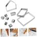 ABOOFAN 1 Set Christmas Baking Tools Mini Cake Molds Donut Mold Cutter Pressing Molds Biscuit Mold 3D Fudge - Buy Online on SooperMarket.com