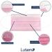 Buy 3-Ply Breathable Disposable Face Masks - Flamingo Pink | Made in USA | Comfortable Ear Loops | 50pcs x 10 Packs | Dust & Air Pollution Protection - Buy Online on SooperMarket.com