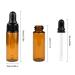 Furnido 5ml Amber Glass Dropper Bottle Pack of 35 - DIY Essential Oil & Perfume Vials with 2ml Droppers - Buy Online on SooperMarket.com