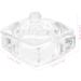 IMIKEYA Glass Jar Diamond Decor Candy Jar Nail Dish with Lid Nail Art Dish Nail Dish Cup Nail Dish Bowl with Lids Dappen Dish for Acrylic Nails Nail Liquid Holder Castor Glass Manicure - Buy Online on SooperMarket.com