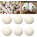 GFRGFH Wool Drying Balls Laundry Balls for Dryer Reusable Static Reduction Skin Friendly Softener Ball for Clothes 6pcs(3.5cm) - Buy Online on SooperMarket.com