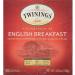Twinings Classic English Breakfast Individually Wrapped Tea Bags | Caffeinated Smooth Flavourful Robust | 50 Count (Pack of 6) English Breakfast 50 Count (Pack of 6) - Buy Online on SooperMarket.com