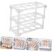 1pc Box Transparent Egg Lattice Eggs Stackable Egg Frame Egg Storage Holder Refrigerator re-usable - Buy Online on SooperMarket.com