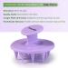 Bestool Hair Scalp Massager Shampoo Brush - Soft Silicone Bristles, Exfoliating Scrubber for Dandruff Treatment, Hair Growth, Stress Relief - Purple - Buy Online on SooperMarket.com