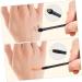 Baluue 80 Pcs Double Eye Shadow Makeup Womens Makeup Eye Shadow Brush Applicator Face Sponge Black Nylon - Buy Online on SooperMarket.com