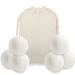 Dryer balls made of natural wool fainfun 6 pieces 6 * 6cm wool dryer balls wool dryer balls for saving dry season dryer balls for down for down dryer